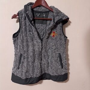 Antigua Charcoal Iowa State Sherpa Vest